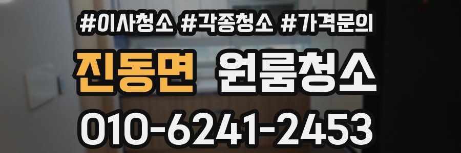 진동면 이사청소