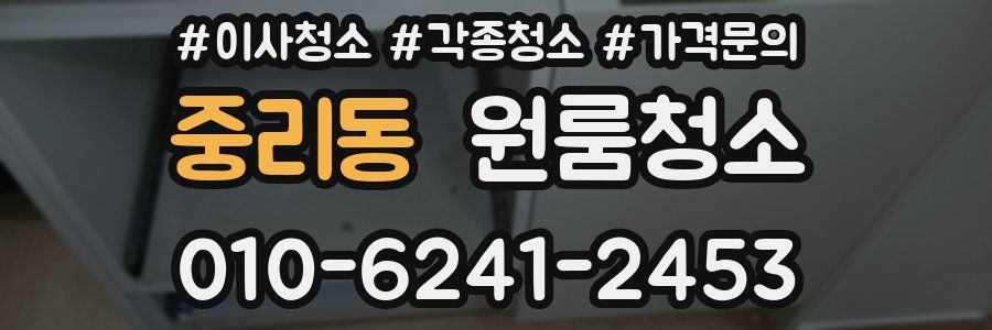 중리동 이사청소