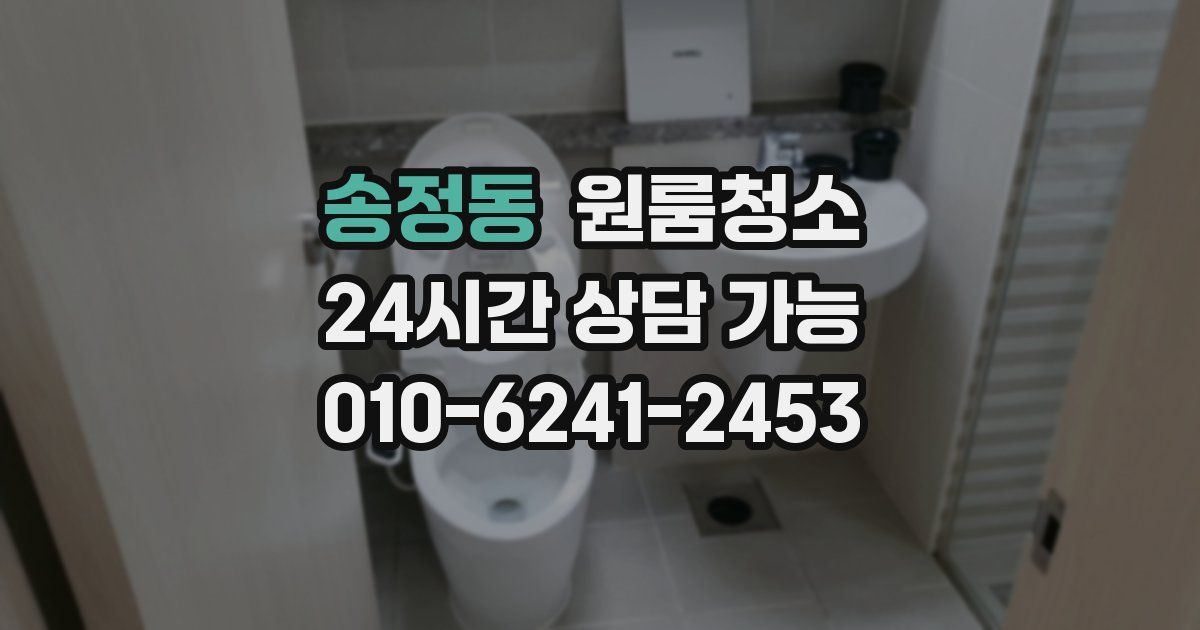 송정동 입주청소
