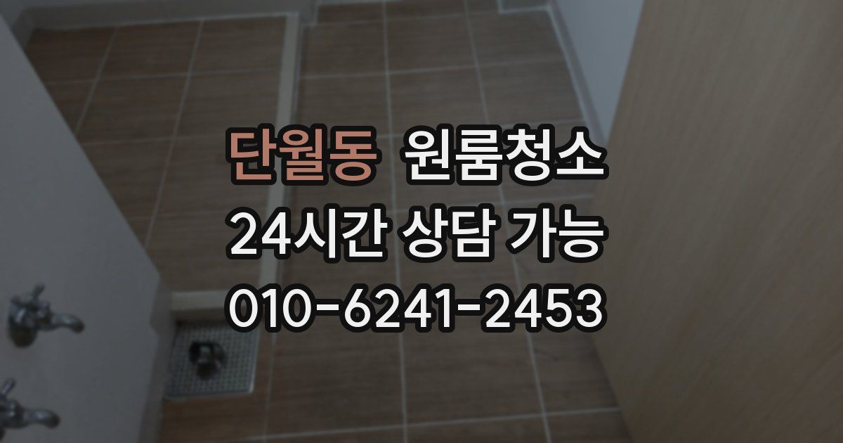 단월동 입주청소