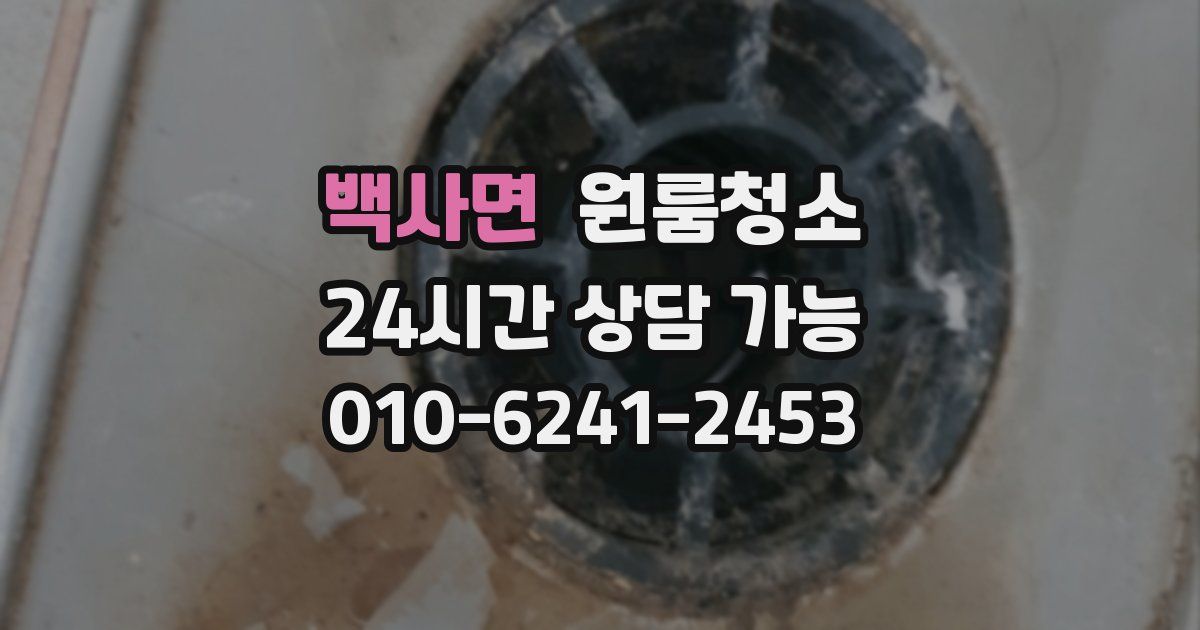 백사면 입주청소