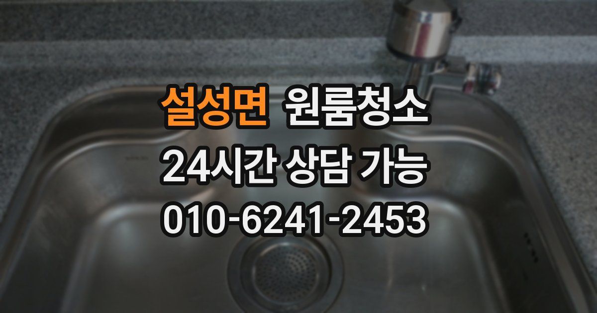 설성면 입주청소