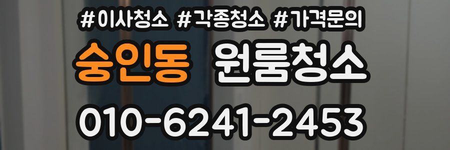 숭인동 이사청소