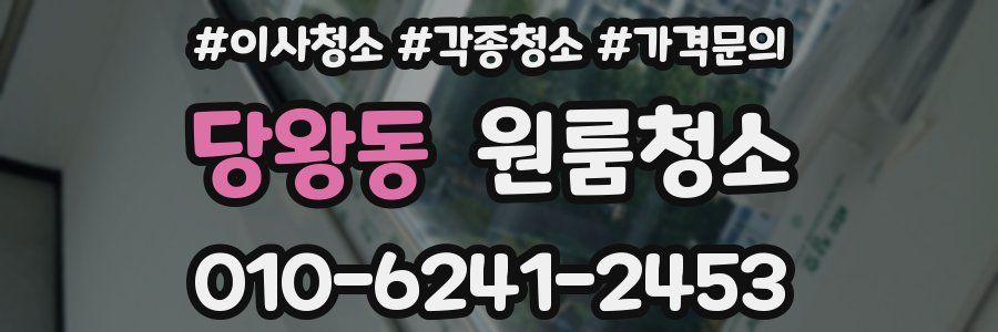 당왕동 이사청소