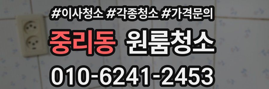 중리동 이사청소