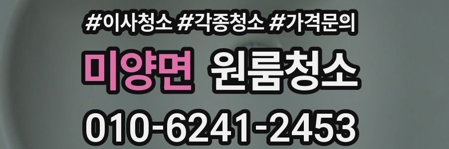 미양면 이사청소