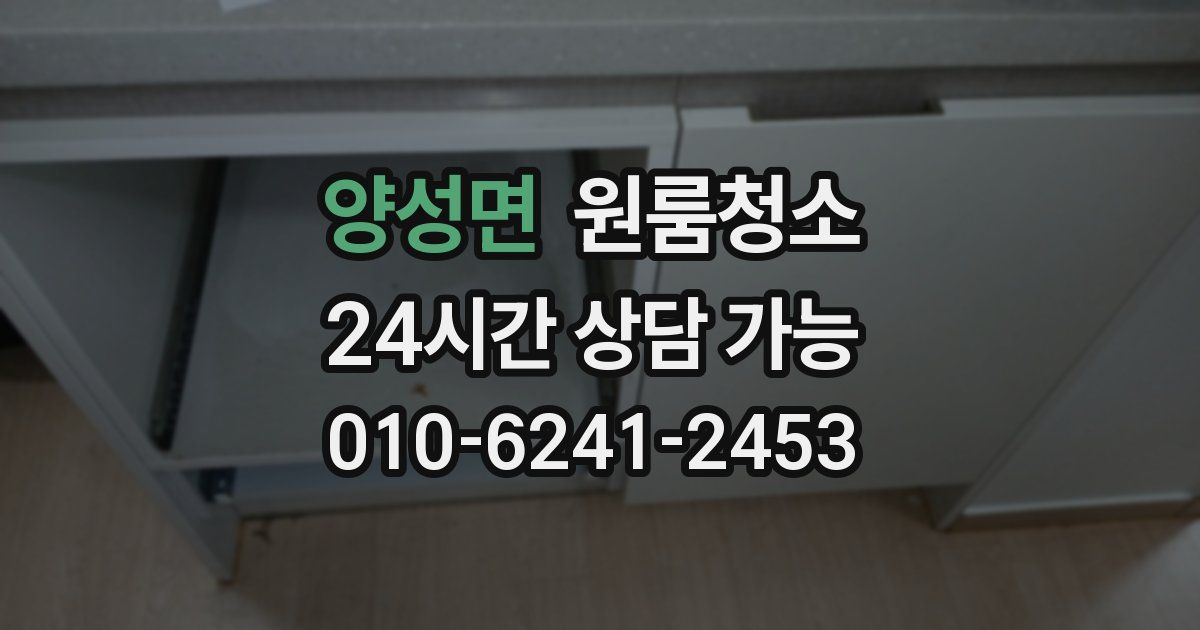 양성면 입주청소