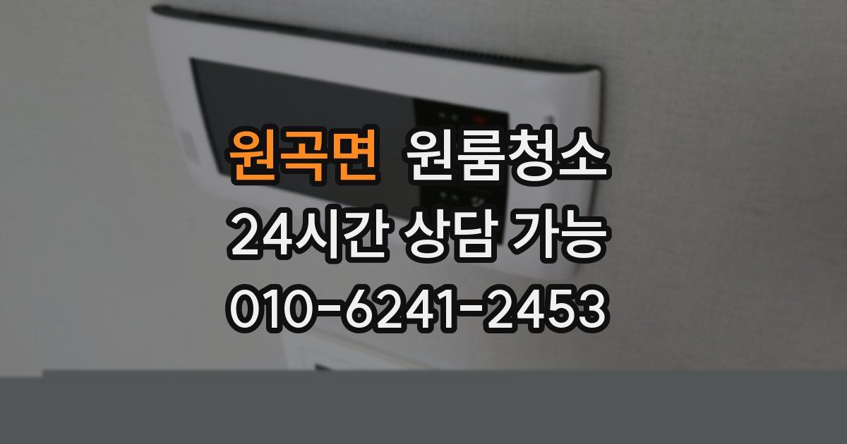 원곡면 입주청소