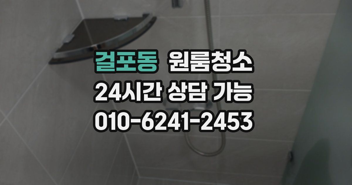 걸포동 입주청소