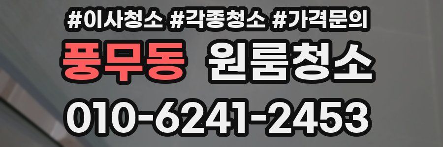 풍무동 이사청소