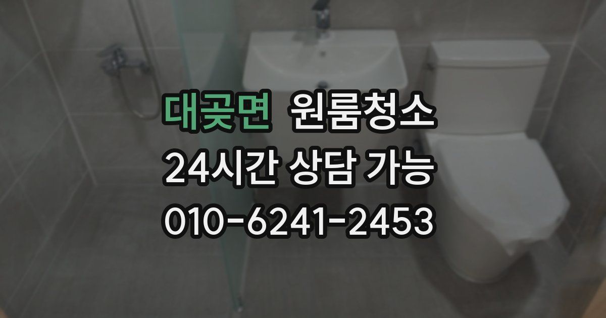 대곶면 입주청소