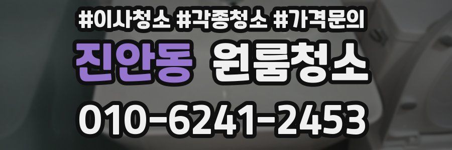 진안동 이사청소