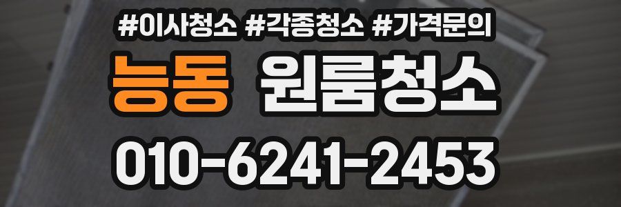 능동 이사청소