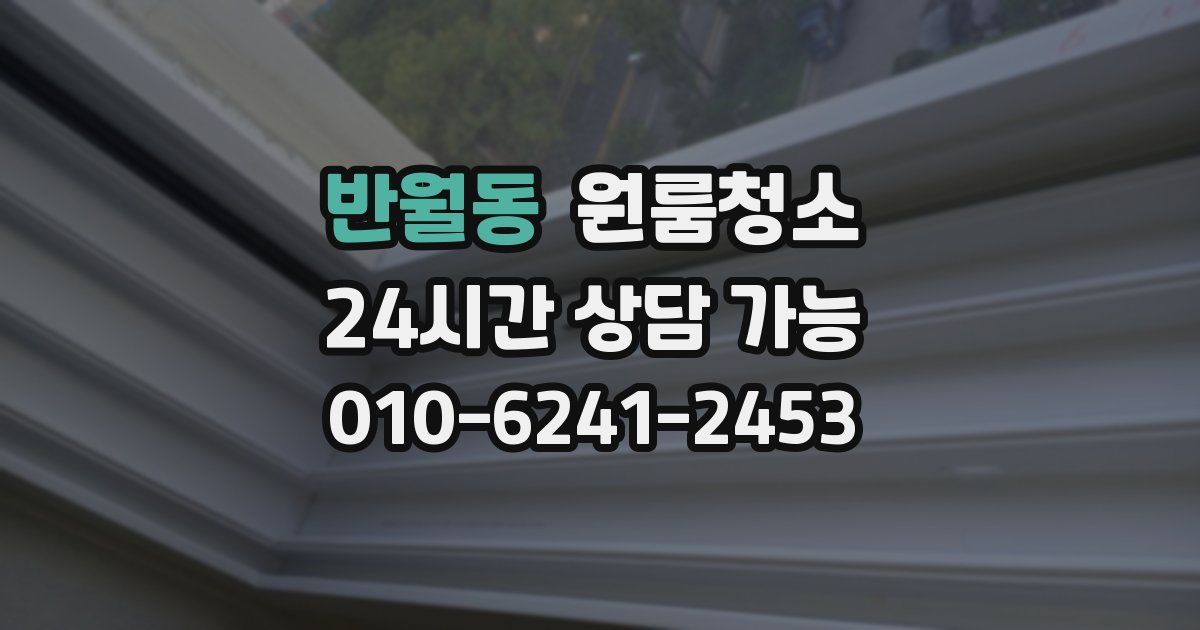 반월동 입주청소