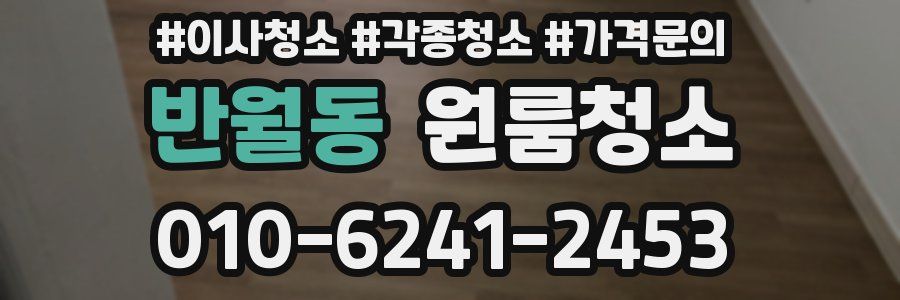 반월동 이사청소