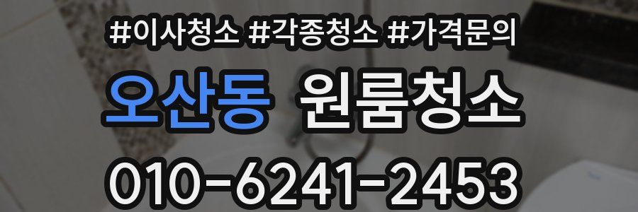 오산동 이사청소