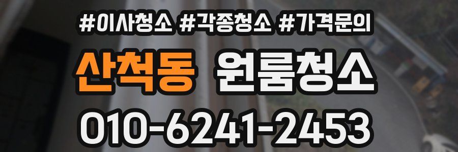 산척동 이사청소