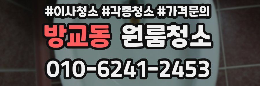 방교동 이사청소
