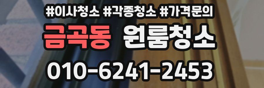 금곡동 이사청소