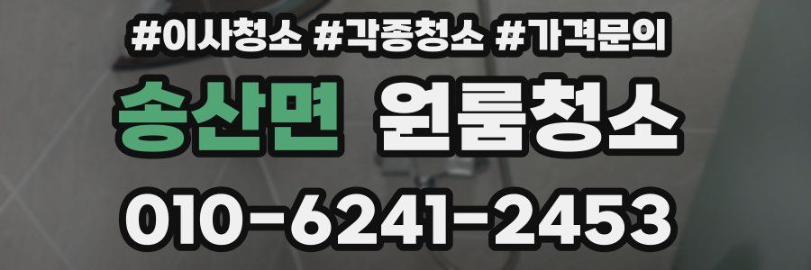 송산면 이사청소