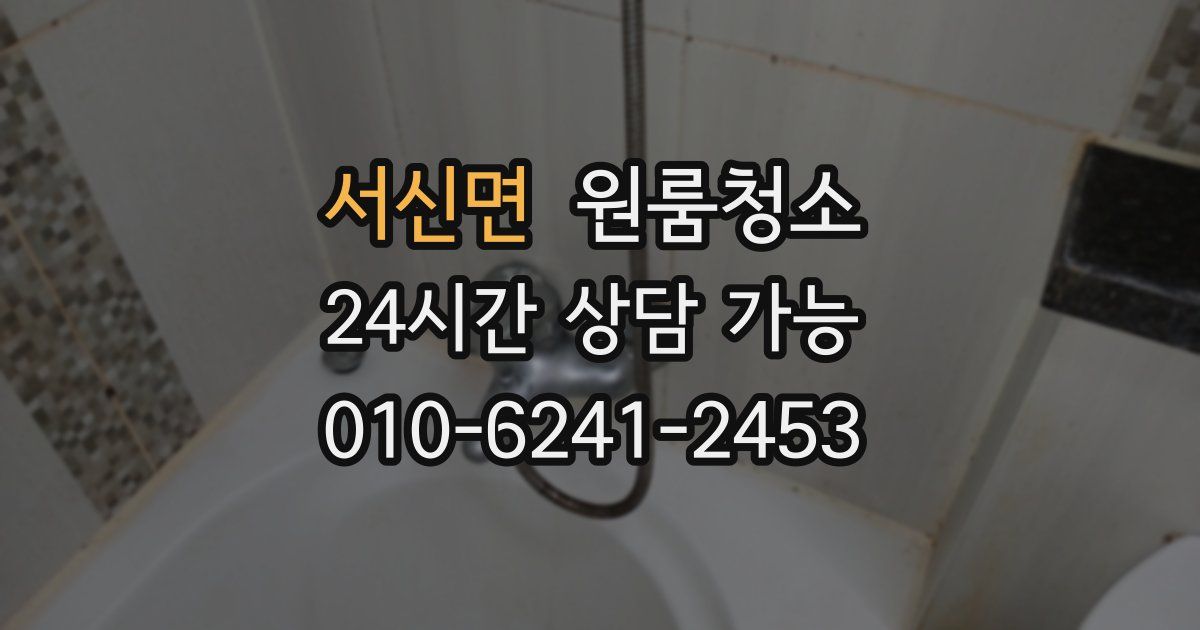 서신면 입주청소