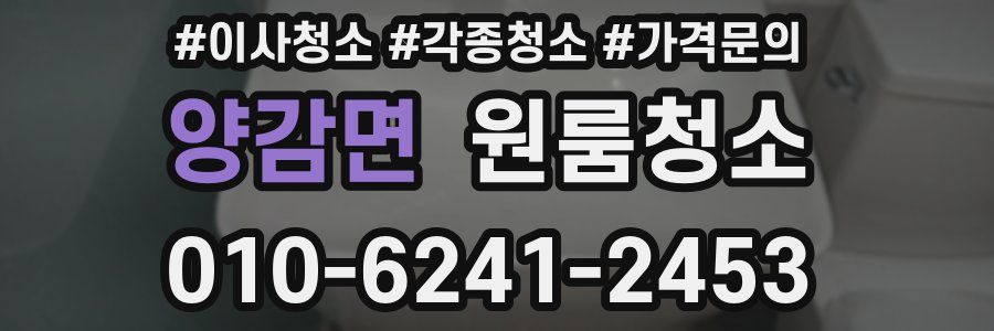 양감면 이사청소