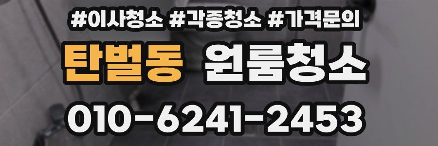 탄벌동 이사청소