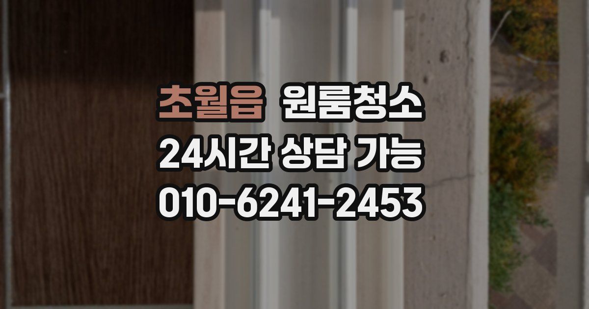 초월읍 입주청소