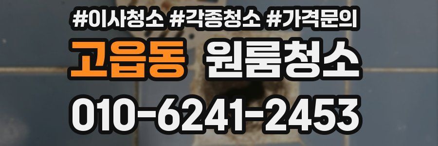 고읍동 이사청소