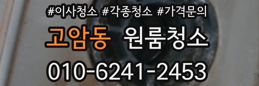 고암동 이사청소