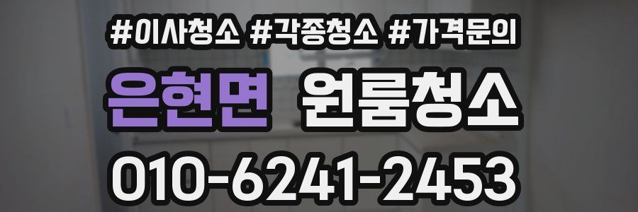 은현면 이사청소