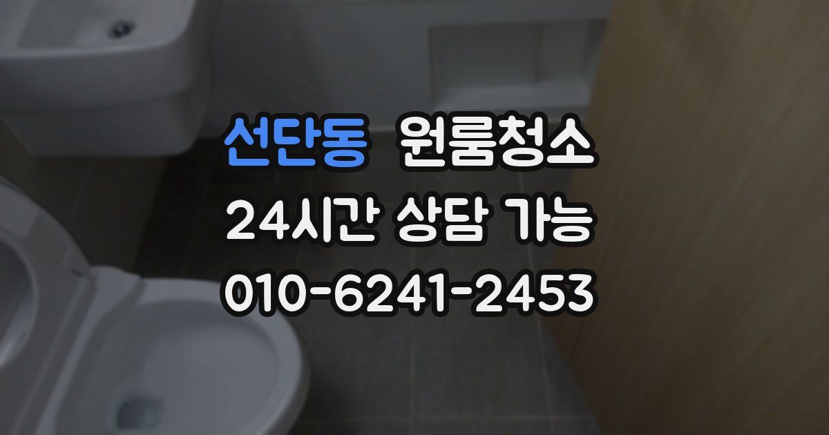 선단동 입주청소