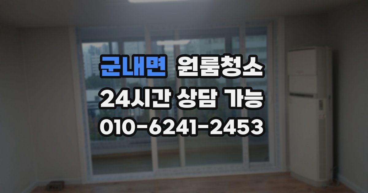 군내면 입주청소