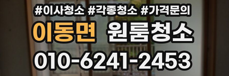 이동면 이사청소