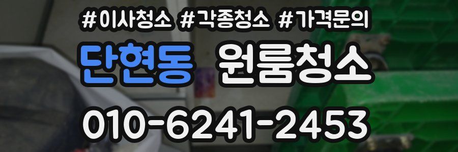 단현동 이사청소