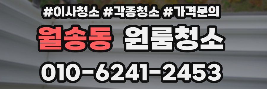 월송동 이사청소