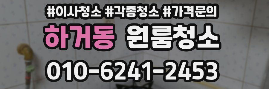 하거동 이사청소