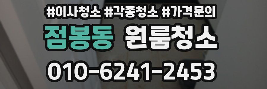 점봉동 이사청소