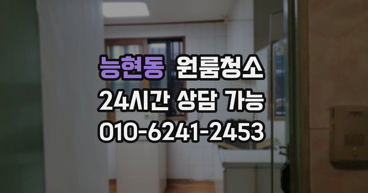 능현동 입주청소