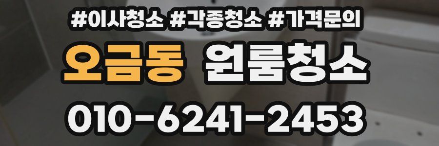 오금동 이사청소