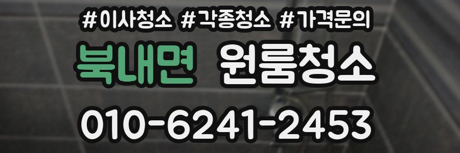 북내면 이사청소