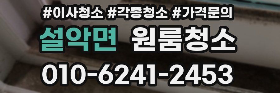 설악면 이사청소