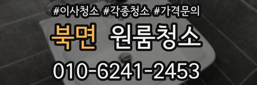 북면 이사청소