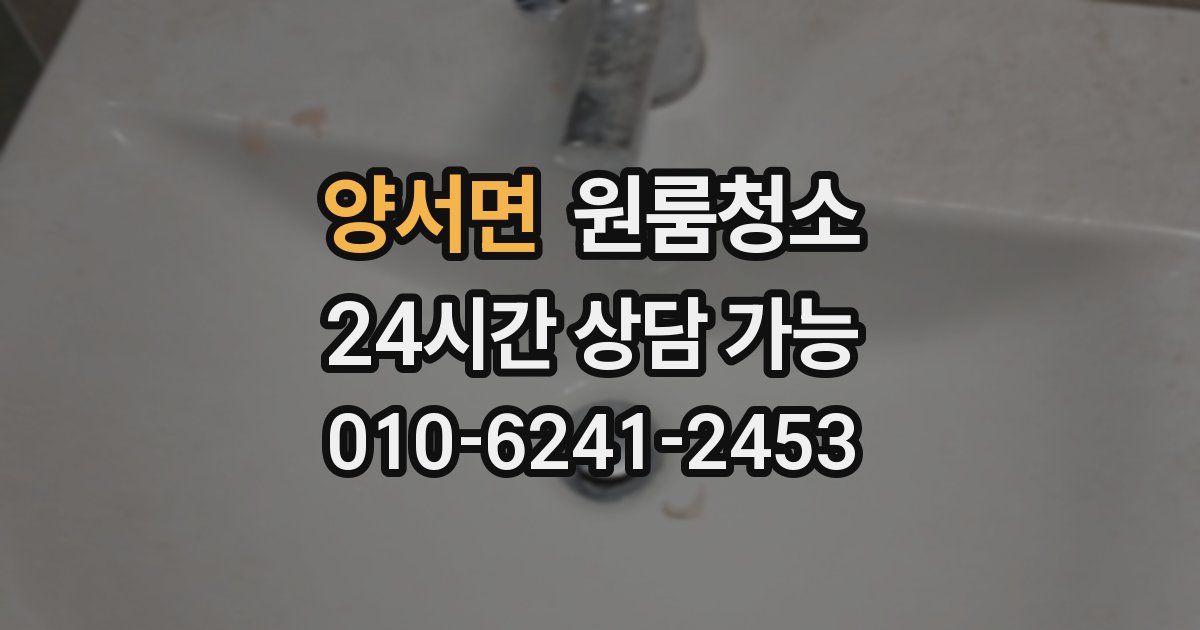 양서면 입주청소