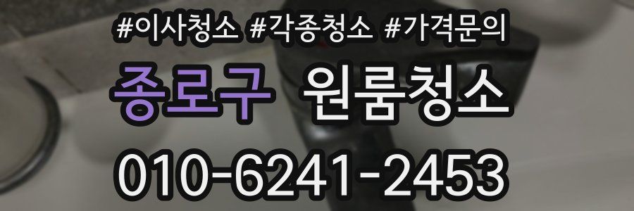 종로구 이사청소