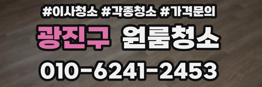 광진구 이사청소