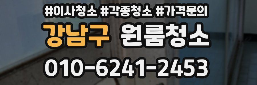 강남구 이사청소