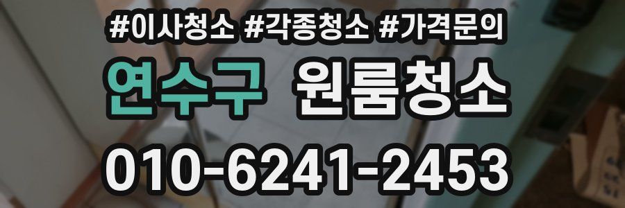 연수구 이사청소
