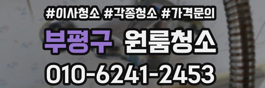 부평구 이사청소