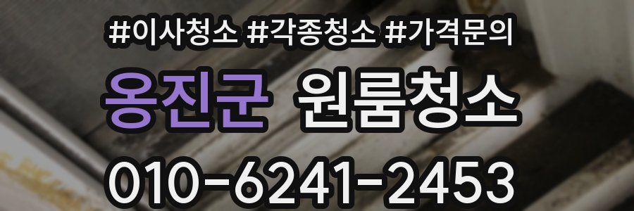 옹진군 이사청소